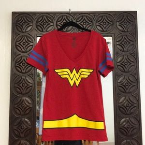 Wonderwoman Halloween costume shirt